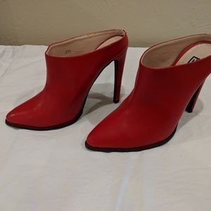High Heeled Mules